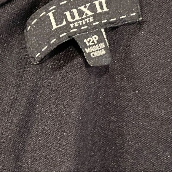 Striped Black and Blue‎ scoop neck sleeveless Dress - Picture 8 of 12